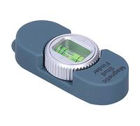 SUPYINI Mirino magnetico per bulloni, rilevatore di metallo portatile con indicatore di livello per chiodi in acciaio, viti (grigio 0,4 x 0,2 mm)