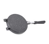 SUPYINI Padella per Pancake a Doppia Faccia, Facile da Usare, Antiaderente, per Frittate con Manico Freddo, Padella in Lega di Alluminio Leggera per la Colazione in (B)