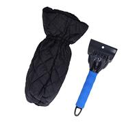 SUPYINI Raschietto per ghiaccio 2 in 1 con fascia elastica, pala da neve per auto pratica e resistente al freddo per la rimozione della neve dell'auto (orchidea calda)