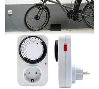 SUQ 2PCS Presa Temporizzata Elettronica, Progettazione Della Piattaforma Convessa Posteriore, Timer Giornaliero Meccanico per Interni, Programmatore Timer Meccanico Giornaliero, Timer Settimanale