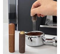 SUQ 2PCS WDT Tool, Accessori per strumenti di distribuzione per caffè WDT, Sandalo nero, palissandro, Strumento WDT Espresso Distributore di Aghi per Espresso 6 Aghi, WDT per caffè espresso