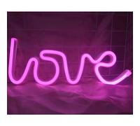 SUQ LED Marquee Luci BAR Segni, Lettera Lampada, Illuminazione Lettera, Luce Notturna, Light Up Lettere Decorazione, Alimentato a Batteria, Stile Industriale, per BAR, Pub, Compleanno(amore)