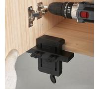 SUQ Posizionatore Regolabile Per Installazione Della Porta Dell'Armadio, Plastica, Jig Per Montaggio Ante Di Armadi, Braccio Di Supporto Regolabile, Maschera Di Posizione Di Installazione