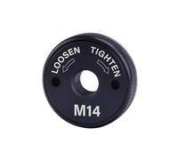 SUQIN 2 Pezzi Dado a Sgancio Rapido M14 Dado Flangia Smerigliatrice Serraggio Rapido - Accessorio per le Smerigliatrici Angolari di Tutte le Marche (nero)