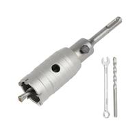 SUQIN Carotatrice A Tazza Per Muro Ø 40mm Con Adattatore SDS PLUS 110 mm E Punta Centraggio 8 mm x 110 mm,Sega A Tazza Per Calcestruzzo,Frese Carotatrici a Tazza per Muri Calcestruzzo Cemento