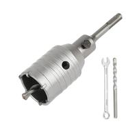 SUQIN Carotatrice A Tazza Per Muro Ø 45mm Con Adattatore SDS PLUS 110 mm E Punta Centraggio 8 mm x 110 mm,Sega A Tazza Per Calcestruzzo,Frese Carotatrici a Tazza per Muri Calcestruzzo Cemento