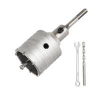 SUQIN Carotatrice A Tazza Per Muro Ø 65mm Con Adattatore SDS PLUS 110 mm E Punta Centraggio 8 mm x 110 mm,Sega A Tazza Per Calcestruzzo,Frese Carotatrici a Tazza per Muri Calcestruzzo Cemento