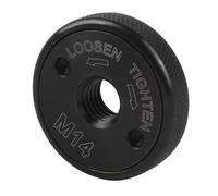SUQIN Dado a Sgancio Rapido M14 Dado Flangia Smerigliatrice Serraggio Rapido - Accessorio per le Smerigliatrici Angolari di Tutte le Marche (nero)
