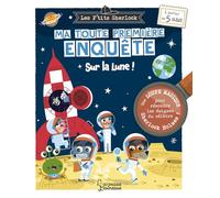 Sur la Lune !: Avec une loupe magique pour résoudre les énigmes du célèbre Sherlock Holmes !