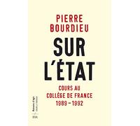 Sur l'Etat: Cours au Collège de France (1989-1992)