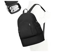 suradar Zaino da Palestra per Donna con Scomparto Scarpe Zaina Piscina Sportivo Zaino da Viaggio Pieghevole Grande Borsa Palestra per Nuoto Yoga Nero