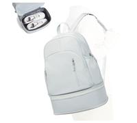 suradar Zaino da Palestra per Donna con Scomparto Scarpe Zaina Piscina Sportivo Zaino da Viaggio Pieghevole Grande Borsa Palestra per Nuoto Yoga Blu chiaro