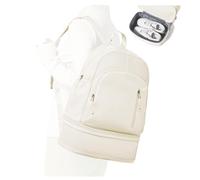 suradar Zaino da Palestra per Donna con Scomparto Scarpe Zaina Piscina Sportivo Zaino da Viaggio Pieghevole Grande Borsa Palestra per Nuoto Yoga Beige