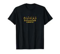 Surah al-IKHLAS 112:1 di': Egli è Allah, l'unico Islam Maglietta
