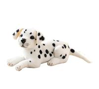 Surakey Animali di peluche dalmati bugiardi, cane di peluche 32 cm, cane di peluche realistico cane sdraiato giocattolo morbido bambola simulazione animale bambola di peluche cani che dormono per