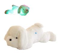Surakey Cuscino di peluche a LED per cani e bambini, giocattolo decorativo con luce lampeggiante, perfetto per Natale, Halloween, feste e soggiorno
