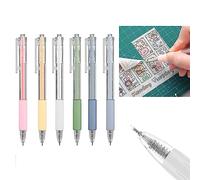 SURALIN 6 PCS Penna Coltello DIY Art Work Cutting Papier Penna per Il Taglio Rotativo di Precisione Mini Push Knife