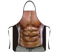 SURALIN Grembiule da Barbecue per Uomo, Cucina Divertente - Regalo Umoristico per Barbecue 80x60 cm