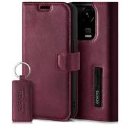 SURAZO Custodia in pelle per Redmi Note 13 Pro Plus 5G, pieghevole, in vera pelle, magnetica, scomparto per carte di credito, protezione RFID, funzione di supporto, funzione leggio