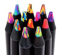 Surcotto Matite Arcobaleno 12 Colori, Speciali per Bambini e Adulti, Jumbo per Pittura Creativa e Fai Da Te, Pastelli Spessi Colori Misti, Multicolori a Partire Dai 6 Anni