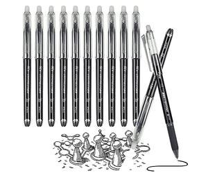 Surcotto Penna a sfera cancellabile, 12 pezzi, penne in gel cancellabili, per cancellare