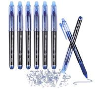 Surcotto Penna a sfera cancellabile, 6 pezzi, blu cancellabile, per cancelleria e articoli scolastici