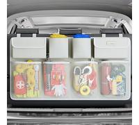 SURDOCA Organizer per Bagagliaio, 4a Generazione [8 aggiornamenti - XL], Super capiente, Organizer da Appendere al Sedile Posteriore, Borsa portaoggetti con Coperchio, salvaspazio Expert