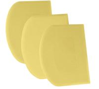 SURDOCA Tarocco Per Impasti Pasta Pizza - 3P 4.7x3.7" Anti Scivolo Spigolo Vivo & Angoli Flessibile in Plastica Tagliapasta, Raschietto Taglia Torte Pane Verdure - Set di Utensili per Modellare