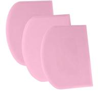 SURDOCA Tarocco Per Impasti Pasta Pizza - 3P 4.7x3.7" Anti Scivolo Spigolo Vivo & Angoli Flessibile in Plastica Tagliapasta, Raschietto Taglia Torte Pane Verdure - Set di Utensili per Modellare