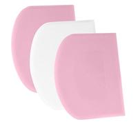 SURDOCA Tarocco Per Impasti Pasta Pizza - 3P 5.9x4.3" Anti Scivolo Spigolo Vivo & Angoli Flessibile in Plastica Tagliapasta, Raschietto Taglia Torte Pane Verdure - Set di Utensili per Modellare