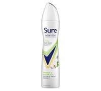Sure Deodorante antitraspirante da donna con fresia e ninfea, confezione da 6 deodoranti da donna per 72 ore di protezione da sudore e odori, 250 ml, 250 ml