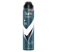 Sure Deodorante spray da uomo con tecnologia attivata dal calore corporeo che non lascia segni per 72 ore contro odori e sudore, 250 ml