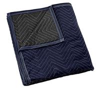 Sure-Max Pro Economy - Coperta per traslochi e imballaggi, 203,2 x 182,9 cm (peso 15,9 kg/dz), trapuntata, per mobili, colore: blu navy e nero