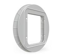 Sure Petcare - Set di 2 adattatori di montaggio per la porta microchip Sure Petcare SureFlap e la porta per animali domestici Connect per gatti e cani di piccola taglia, da incasso in vetro bianco