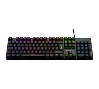 Surefire Gaming KingPin M2 Cablato, USB Tastiera da gioco Tedesco, QWERTZ Nero
