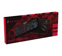 SureFire KingPin Gaming Combo Set (Tastiera RGB QWERTY Italiana, Mouse a 7 Pulsanti con RGB e Mouse Pad da Gaming) - 48833