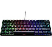Surefire Kingpin M1 60% Tastiera da gioco meccanica francese, tastiera da gioco piccola e mobile, tastiera RGB con luminosa, 100% anti-ghosting, tastiera francese AZERTY