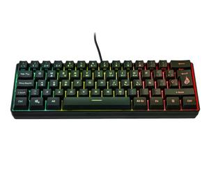 SureFire Kingpin X1 60% Gaming Tastiera Spanish, Gaming Multimedia Keyboard Piccola e Mobile, Tastiera RGB con illuminazione, 25 tasti anti-ghosting, layout spagnolo QWERTY