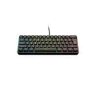 SureFire Kingpin X1 - Tastiera da gioco 60% inglese, tastiera multimediale da gioco, piccola e portatile, tastiera RGB con illuminazione, 25 tasti anti-ghosting, layout americano QWERTY