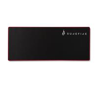 SureFire Silent Flight 680 Tappetino per mouse per gioco da computer Nero, Rosso NEW