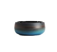 SUREK Elegante Posacenere in Ceramica Portasigari con flauti Scatola portaoggetti di Grande capacità Portacenere da Fumo da Tavolo per la Decorazione dell'home Office Facile da Usare