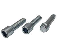Surepromise - Set di 20 viti a stella lunghe per bulloni ruote, M12 x 1,5