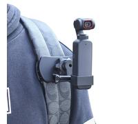 SUREWO 360 Rotation Backpack Strap Mount Quick Clip Mount with Expand Frame Compatible with DJI Osmo Pocket Osmo Pocet 2