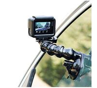 Surewo braccio girevole auto supporto a ventosa con supporto per telefono per GoPro Hero 6 5 nero argento sessione di,4 ,4 ,3 +, iPhone, Samsung Galaxy, Google pixel e più