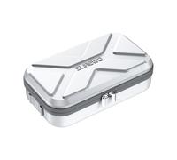 SUREWO Osmo Pocket 3 Mini custodia, custodia protettiva portatile in PU per DJI Osmo Pocket 3 kit standard e DJI Osmo Pocket 3 accessori combo di espansione di potenza (argento)