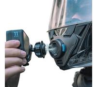 SUREWO Supporto magnetico a sgancio rapido per casco da moto GoPro, supporto magnetico per casco da cross compatibile con GoPro Hero 13,12, 11, 10, 9, 8, 7, 6 5, DJI Osmo Action 5 Pro/4/3, SJCAM