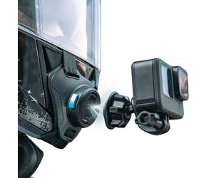 SUREWO Supporto magnetico a sgancio rapido per casco da moto GoPro, supporto magnetico per casco da cross compatibile con GoPro Hero 12, 11, 10, 9, 8, 7, 6 5, DJI Osmo Action 4/3, Akaso e altri