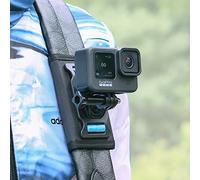SUREWO Supporto per tracolla per zaino con spallina regolabile e supporto per base girevole a 360° compatibile con GoPro Hero 13/12/11/10/9/8/7/6/5 Black, DJI Osmo Action 5 Pro/4/3/2 e altro