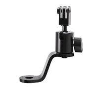 SUREWO Supporto staffa per montaggio specchietto retrovisore moto in alluminio compatibile con GoPro Hero 13/12/11/10/9/8/7/6 (2018)/5 nero APEMAN AKASO TENKER Camppark DJI Osmo Action 5 Pro/4/3