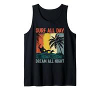 Surf All Day Dream All Night Surfer Sea Wave Paddle Canotta